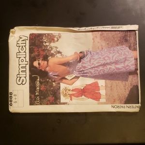 #Simplicity #80s #HalterDress #Romper #Pattern